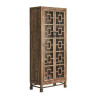 VICAL HOME / VITRINA 2 PUERTAS ESTILO ORIENTAL MADERA DE PINO