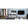 MUEBLE TV Y VITRINA 5 PUERTAS 2 HUECOS