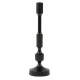 CANDELABRO MESA ALTO AURIER METAL NEGRO