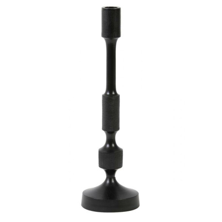 CANDELABRO MESA ALTO AURIER METAL NEGRO