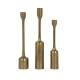 CANDELABRO METAL ORO VIEJO (SET 3)