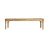 MESA COMEDOR RECTANGULAR MADERA MANGO NATURAL ESTILO ETNICO