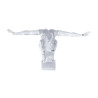 FIGURA ESCULTURA HUMANO RESINA TRANSPARENTE