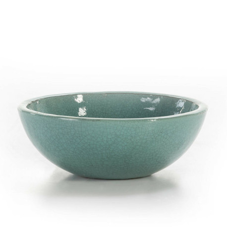 BOWL 29X29X11 GRES AGUA CRAQUELADO