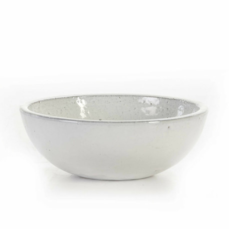 BOWL 29X29X11 GRES BLANCO