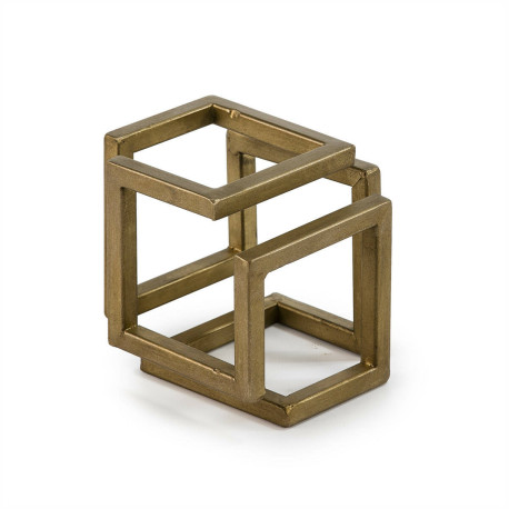 FIGURA 12X13X12 METAL DOURADO