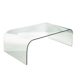 MESA DE CENTRO 130X75X42 CRISTAL (GROSOR 12 MM)