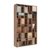 LIBRERIA MADERA RECICLADA DE MANGO Y ACACIA