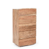 CAJONERA 5 CAJONES MADERA ACACIA