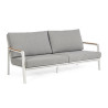 SOFA 3 PLAZAS EXTERIOR ESTRUCTURA ALUMINIO CON COJINES