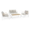 JUEGO TERRAZA 4 PIEZAS SOFA SILLONES Y MESA