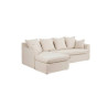 SOFA 3 PLAZAS MAS CHAISELONGUE DESENFUNDABLE 60% ALGODON 40% LINO