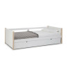 CAMA NIDO COLCHON 90X190 DM PINO BLANCO/NATURAL (NO INCLUYE COCHON)