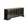 VICAL HOME / BUFFET YPRES EN COLOR NEGRO/NATURAL DE ESTILO PROVENZAL