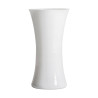 VICAL HOME / JARRON DONET EN COLOR BLANCO BRILLO DE ESTILO ART DECO