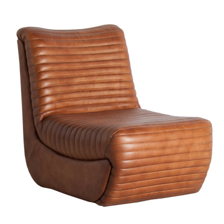 SILLON ALMSTOCK EN COLOR MARRON DE ESTILO VINTAGE