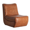 VICAL HOME / SILLON ALMSTOCK EN COLOR MARRON DE ESTILO VINTAGE