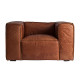 SILLON KURZA EN COLOR MARRON DE ESTILO VINTAGE