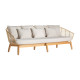 SOFA PLISSE RATTAN EN COLOR NATURAL DE ESTILO NORDICO