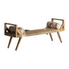 VICAL HOME / SOFA CAMA KAAJI EN COLOR NATURAL DE ESTILO CONTEMPORANEO