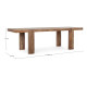 MESA COMEDOR RECTANGULAR EXTENSIBLE MADERA SHEESHAM