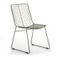 SILLA 52X58X84 METAL DORADO