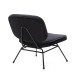 SILLON 86X70X70 METAL NEGROTERCIOPELO NEGRO