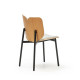 SILLA 48x54x80 TELA/MADERA/METAL NEGRO