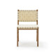 SILLA 50X53X81 MADERA TECA/TEJIDO NYLON BEIGE