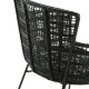 SILLA 55X62X80 METAL NEGROMIMBRE NEGRO