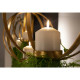 CANDELABRO 34X34X41 METAL DORADO