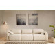 SOFA 3 PLAZAS DESLIZANTE ELECTRICO CARRO CABEZAL ABATIBLE SERIE 200