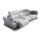 SOFA 2,5 PLAZAS DESLIZANTE CARRO CABEZAL ABATIBLE BRAZO 25 ASIENTOS 67+67+67