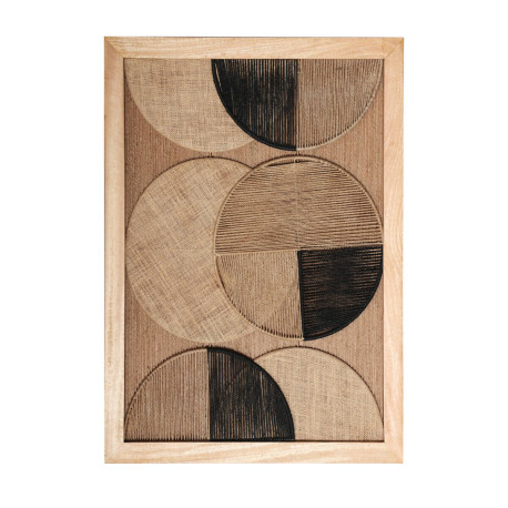 CUADRO ABSTRACTO KHED MATERIAL YUTE