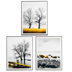 CUADRO SET 3 MADA MATERIAL MADERA DM