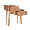 MESITA AKVIRAN MATERIAL MADERA DE MAHOGANY