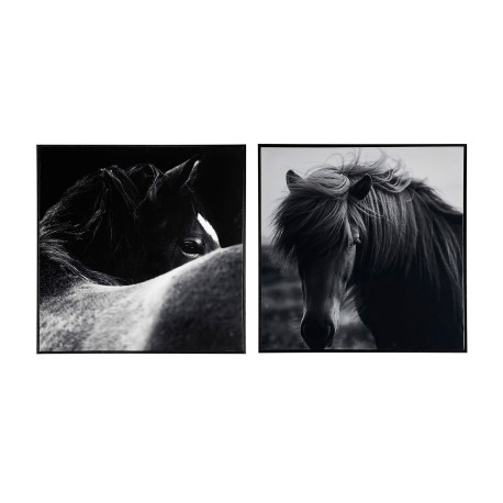 LIENZO SET 2 HORSE MATERIAL LIENZO IMPRESO