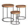 MESA AUXILIAR SET 3 LONGFORD MATERIAL MADERA DE ABETO