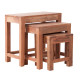 MESA AUXILIAR SET 3 NEW JAIPUR MATERIAL MADERA DE ACACIA