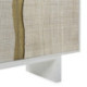 APARADOR 200x45x85 MADERA BLANCO/DORADO