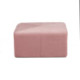 PUFF 80x80x36 TELA TERCIOPELO ROSA