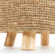 TABURETE 60x60x47 SISAL NATURAL