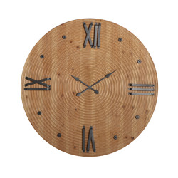 RELOJ PARED KEMPTEN MATERIAL MADERA TROPICAL