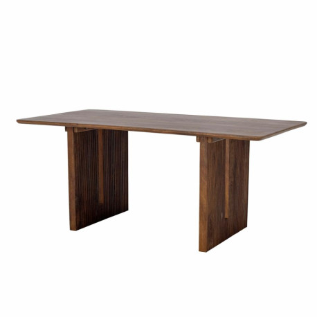 MESA COMEDOR RECTANGULAR MADERA DE MANGO OSCURA