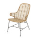 SILLA CON BRAZOS NATURAL RATTAN