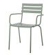 SILLA METAL GALVANIZADO COLOR TURQUESA