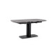 Mesa comedor extensible tope gres porcelanico negro