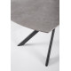 Mesa comedor extensible tope gres porcelanico gris mate