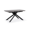 Mesa comedor extensible tope gres porcelanico gris mate