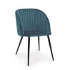 SILLA QUEEN VELVET AZUL OSC